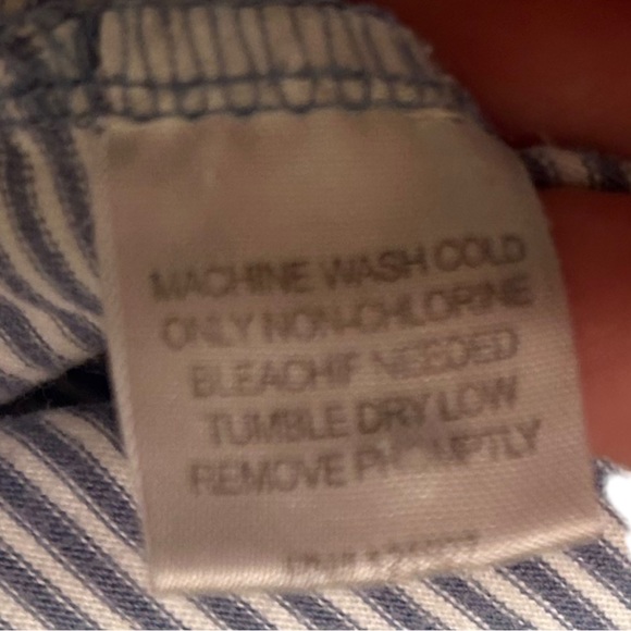 Johnnie-o boy’s blue ripple striped polo size 12 - Picture 3 of 7